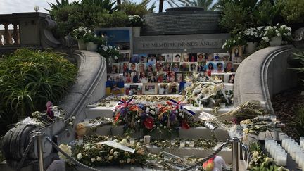 Un mémorial à la mémoire des 86 victimes de l'attentat de Nice, le 14 juillet 2016. (ROMAIN BERCHET / RADIO FRANCE)