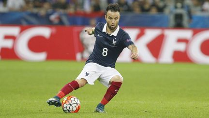 Le footballeur Mathieu Valbuena le 8 octobre 2015, lors du match France-Arm&eacute;nie, &agrave; Nice (Alpes-Maritimes). (PHILIPPE LAURENSON / BLUEPIX / AFP)