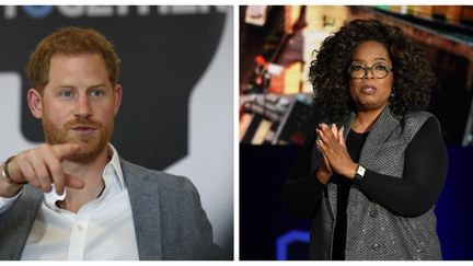 Le prince Harry et Oprah Winfrey
 (Adrian DENNIS / POOL / Jamie McCarthy / GETTY IMAGES NORTH AMERICA / AFP )