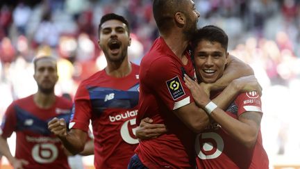 Le Brésilien Luiz Araujo, sauveur du Losc (FRANCOIS LO PRESTI / AFP)