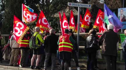 Réforme des retraites : les syndicats en colère après le 49.3 (FRANCE 3)