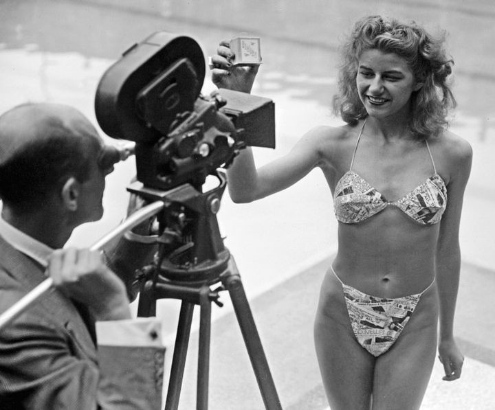 Le bikini fait son apparition à Molitor en 1946
 (AFP)