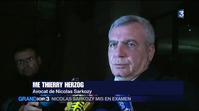 Sarkozy mis en examen : la réaction son avocat, Me Herzog