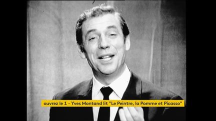 VIDEO. Yves Montand récite "Le peintre, la pomme et Picasso" du poète Jacques Prévert