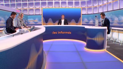 Les informés débattent de l'actualité du mercredi 22 mars 2023. (FRANCEINFO / RADIOFRANCE)