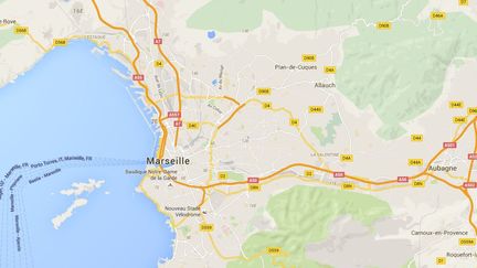 Un homme a été tué par balles dans sa voiture, lundi 8 février 2016, dans le 13e arrondissement de Marseille (Bouches-du-Rhône). (CAPTURE D'ECRAN GOOGLE MAPS)