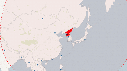 CARTE. Où sont situés les militaires américains à portée de la Corée du Nord (NICOLAS ENAULT)