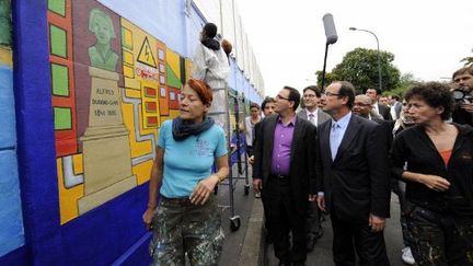 Pietrasanta avec Hollande (MIGUEL MEDINA / AFP)