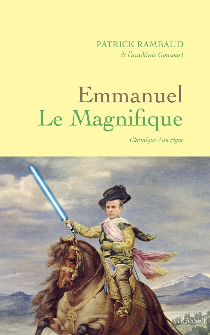  Couverture d'"Emmanuel Le Magnifique", le nouveau romanb de Patrick Rambaud publié chez Grasset le 9 janvier 2019
 (Grasset)