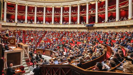 Les députés réunis en séance publique à l'Assemblée nationale, le 4 octobre 2022. (MAXPPP)