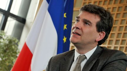 Le ministre du redressement productif, Arnaud Montebourg, le 13 mars 2013 &agrave; Bercy. (CITIZENSIDE.COM / AFP)