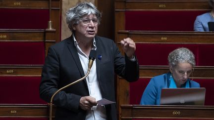 Le député de La France insoumise, Eric Coquerel, à l'Assemblée nationale à Paris, le 8 mai 2020 (photo d'illustration). (THOMAS SAMSON / AFP)