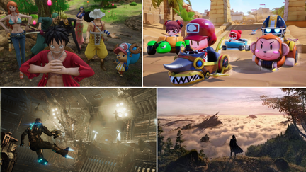 Les jeux One Piece Odyssey, KartRider Drift, Dead Space et Forspoken. (Bandai Namco Entertainment / Nexon America Inc. /  Electronic Arts / Square Enix)