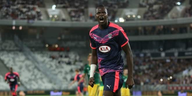 Cheick Diabaté, l'attaquant des Girondins de Bordeaux.