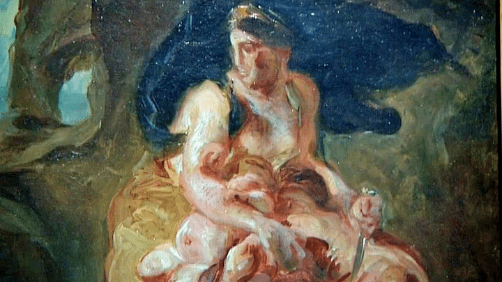 "Médée" par Eugène Delacroix conservé au musée des Beaux-Arts de Lille
 (France 3 / Culturebox / capture d&#039;écran)