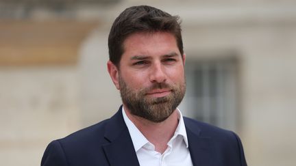 Le député LR Vincent Jeanbrun à l'Assemblée nationale, le 8 juillet 2024. (ARNAUD JOURNOIS / LE PARISIEN / MAXPPP)