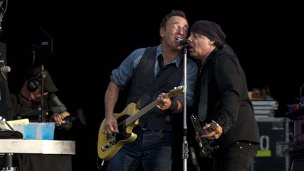 Bruce Springsteen et Steven Van Zandt à Hyde Park, le 14 juillet 2012
 (Jonathan Short / AP / SIPA)