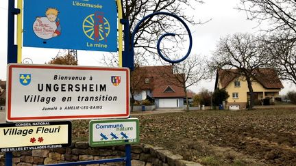 Ungersheim, commune alsacienne&nbsp;pionnière de la&nbsp;transition écologique. (MATTHIEU MONDOLONI / RADIO FRANCE)