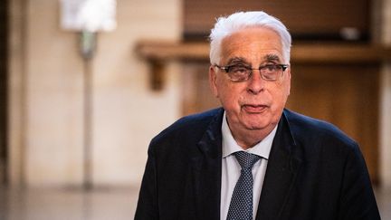 Le sénateur socialiste&nbsp;Jean-Pierre Sueur au Sénat le 28 mai 2022. (XOSE BOUZAS / HANS LUCAS / AFP)