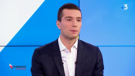 Jordan Bardella, 3 novembre 2019 (CAPTURE D'ECRAN "DIMANCHE EN POLITIQUE" / FRANCE 3)