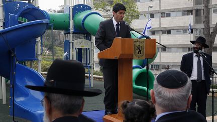 L'ambassadeur de France en Isra&euml;l,&nbsp;Patrick Maisonnave, le 25 mars 2014 &agrave; J&eacute;rusalem. (GALI TIBBON / AFP)