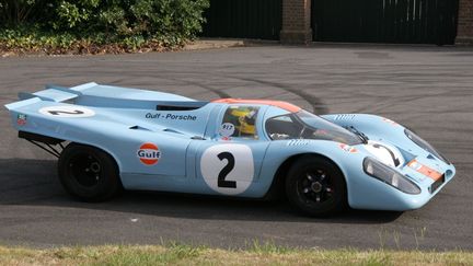 La Porsche 917K qui avait été pilotée par l'acteur Steve McQueen aux 24&nbsp;Heures du Mans, en 1970.&nbsp; (CC BY 2.0 BRIAN SNELSON)