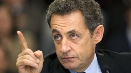 Nicolas Sarkozy, en février 2011. (AFP - Lionel Bonaventure)