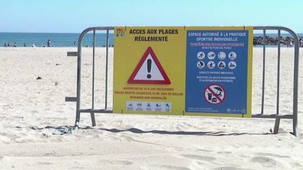 Les plages sont ouvertes dans de nombreuses communes pour le week-end prolongé de l’Ascension. Cependant, pas question de rester statique sur sa serviette. (FRANCE 2)