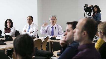 Présentation du rapport annuel du Conseil d'orientation des retraites, le 13 juin 2019.&nbsp; (VINCENT ISORE / MAXPPP)