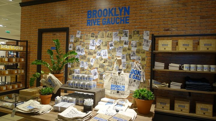 Exposition "Brooklyn" au Bon Marché Rive Gauche jusqu'au 17 octobre 2015
 (Corinne Jeammet)