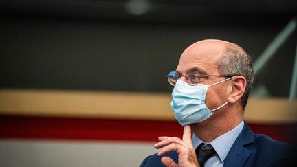 Le ministre de l'Education, Jean-Michel Blanquer, à Paris, le 12 novembre 2020.&nbsp; (XOS? BOUZAS / HANS LUCAS / AFP)