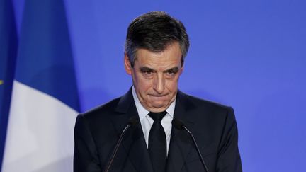 François Fillon lors d'une conférence de presse, à Paris, le 6 février 2017. (BENOIT TESSIER / REUTERS)