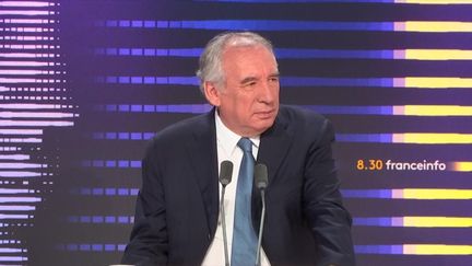 François Bayrou, président du Modem et maire de Pau, invité du 8.30 franceinfo. (FRANCEINFO / RADIO FRANCE)