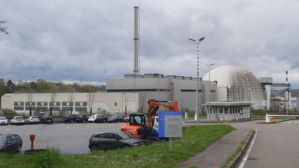 La centrale nucléaire de Neckarwestheim, près de Stuttgart (Allemagne), avril 2023 (SEBASTIEN BAER / RADIO FRANCE)