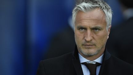 David Ginola, le 2 avril 2014, au Parc des Princes, à Paris. (FRANCK FIFE / AFP)