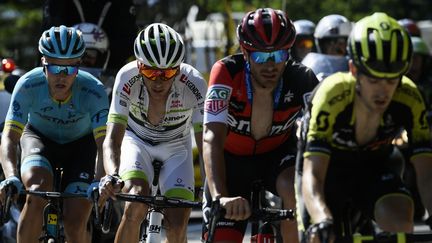 Warren Barguil (Fortuneo-Samsic) aux avant-postes (PHILIPPE LOPEZ / AFP)