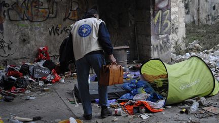 &nbsp; (Maraude de Médecins du Monde à Marseille © SEGURAN/ZEPPELINNETWORK/SIPA)