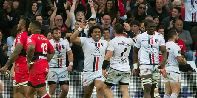  La joie des Toulousains après leur victoire incroyable face au Racing Club Toulonnais