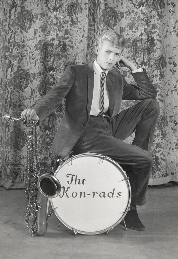 Promotional shoot for The Kon-rads 1963 - Photograph by Roy Ainsworth
 (Courtesy of The David Bowie Archive 2012 Image © V&amp;A Images)