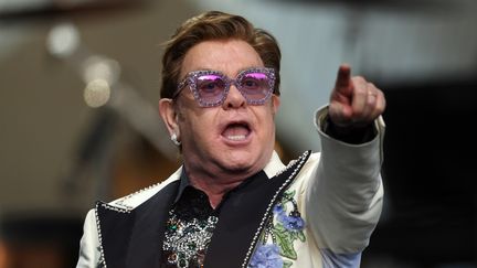 Elton John sur scène à Napier (Nouvelle-Zélande) le 6 février 2020. (KERRY MARSHALL / GETTY IMAGES ASIAPAC)