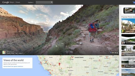 Capture d'&eacute;cran de la plateforme Views, lanc&eacute;e par Google le 30 juillet 2013. (FRANCETV INFO)