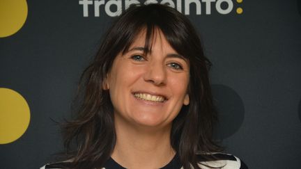 Estelle Denis, présentatrice sur "La chaîne L'Equipe". (JEAN-CHRISTOPHE BOURDILLAT / RADIO FRANCE)