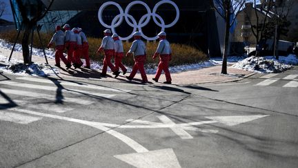 A Pyeongchang (Corée du Sud), le 5 février 2018.&nbsp; (KIRILL KUDRYAVTSEV / AFP)