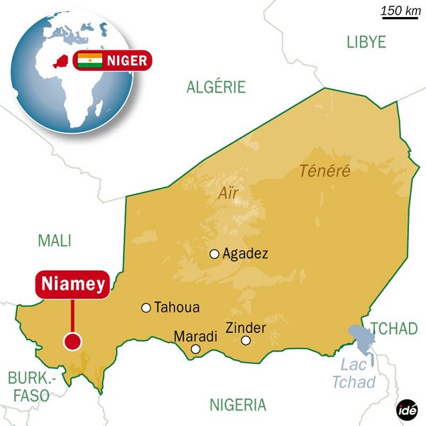 &nbsp; (Manif anti Charlie Hebdo : les violences se sont étendues samedi à plusieurs quartiers de  Niamey © Idee)