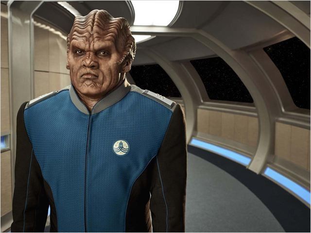 Peter Macon est Bortus dans "The Orville", série TV de Seth MacFarlane
 (Noah Schutz/FOX)