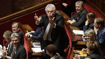 André Chassaigne à l'Assemblée nationale le 3 avril 2018 (THOMAS SAMSON / AFP)