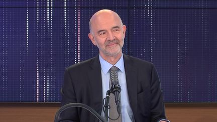 Pierre Moscovici,&nbsp;premier président de la Cour des comptes était l'invité du "8h30 franceinfo", mercredi 16 juin 2021. (FRANCEINFO / RADIOFRANCE)