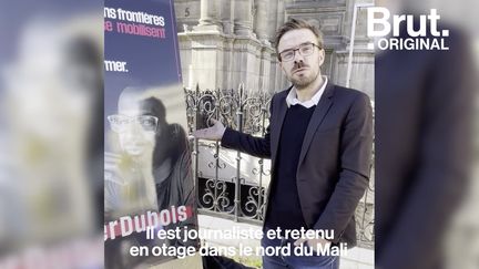 VIDEO. "On est très nombreux derrière toi" : les proches d'Olivier Dubois se battent pour sa libération (BRUT)