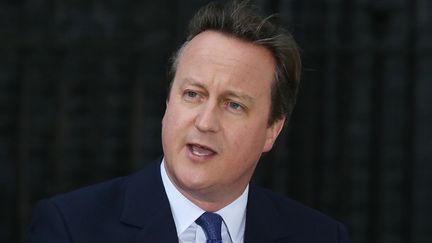 David Cameron, July 13, 2016, at 10 Downing Street, London.  (JUSTIN TALLIS / AFP)