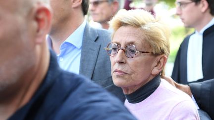 Isabelle Balkany à Paris, le 13 septembre 2019. (CHRISTOPHE ARCHAMBAULT / AFP)